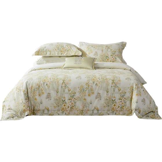 Mercury Home Textiles Tencel Cotton Four-piece Set for Naked Sleeping Class A Lyocell Cotton Set Quilt Cover Sheets 25 Years New Product 
Mercury Home Textiles Tencel Cotton Four-piece Set for Naked Sleeping Class A Lyocell Cotton Set Quilt Cover Sheets 25 Years New Product