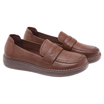 Aokang women's shoes 2025 autumn soft shoes genuine leather shoes with one foot and two wear mother's shoes shallow mouth soft flat shoes 
Aokang women's shoes 2025 autumn soft shoes genuine leather shoes with one foot and two wear mother's shoes shallow mouth soft flat shoes