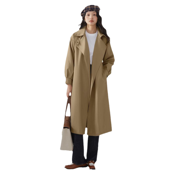 one more2025 autumn new mid-length lapel windbreaker jacket for women's small high-end fashion coat
one more2025 autumn new mid-length lapel windbreaker jacket for women's small high-end fashion coat