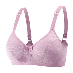 Thin small breasts, big bra, big size Mom underwear gathered in a middle -aged three -rim of steel ringless, cotton universal bra, women Thin small breasts, big bra, big size Mom underwear gathered in a middle -aged three -rim of steel ringless, cotton universal bra, women