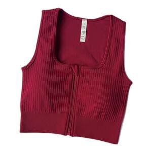 Zippered sports underwear high-intensity running styling bra shock-proof gathering quick-drying breathable yoga vest 
Zippered sports underwear high-intensity running styling bra shock-proof gathering quick-drying breathable yoga vest