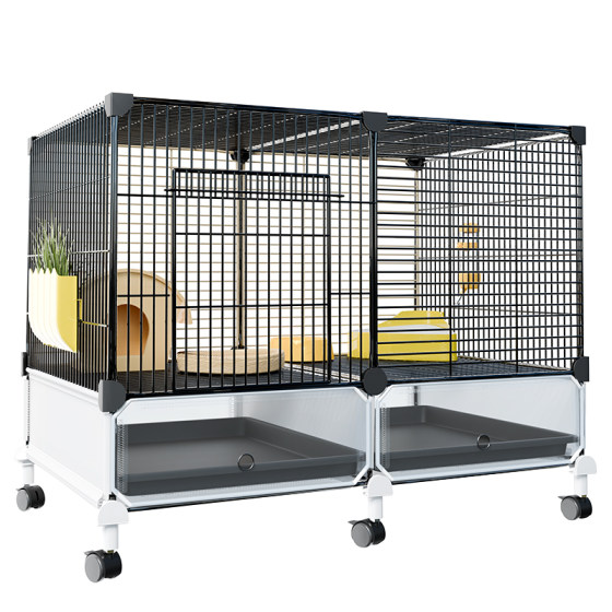 Cage for raising guinea pigs, household large space indoor special rabbit cage, automatic cleaning guinea pig luxury villa guinea pig cage 
Cage for raising guinea pigs, household large space indoor special rabbit cage, automatic cleaning guinea pig luxury villa guinea pig cage