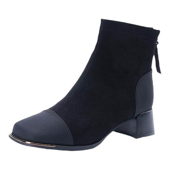 Spider King Square-toe Fashion Boots Women's 2025 Spring and Autumn Thick Heel High Heel Short Boots Temperament Casual Martin Boots Reverse Velvet Leather
Spider King Square-toe Fashion Boots Women's 2025 Spring and Autumn Thick Heel High Heel Short Boots Temperament Casual Martin Boots Reverse Velvet Leather