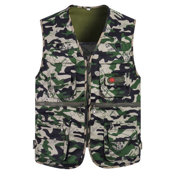 Vest men's vest spring and autumn work outdoor work multi-function universal multi-pocket vest men's vest
Vest men's vest spring and autumn work outdoor work multi-function universal multi-pocket vest men's vest