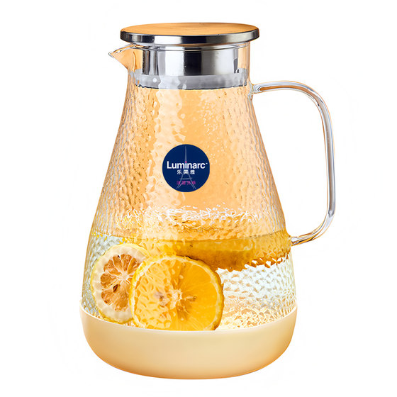 Lemei Ago borosilicate glass cold water kettle high temperature resistant cold water kettle household cold water cup white boiling kettle water storage teapot
Lemei Ago borosilicate glass cold water kettle high temperature resistant cold water kettle household cold water cup white boiling kettle water storage teapot