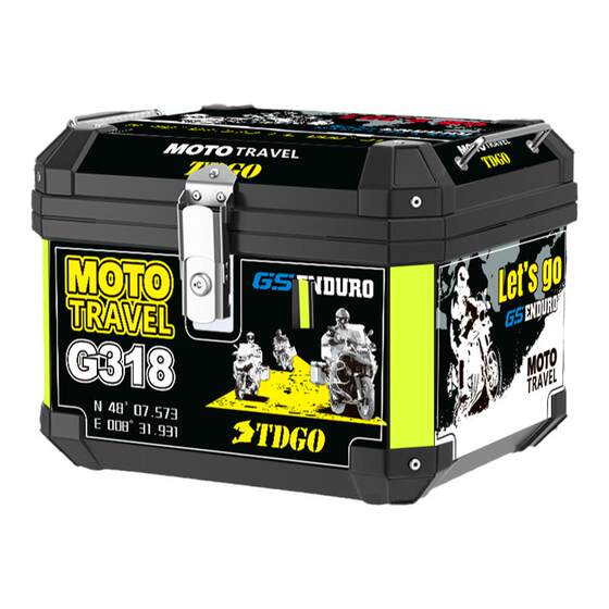 Motorcycle Tail Box Large -capacity Trunk Tripstarlets Electric Vehicle Luggage Large Universal Non -Aluminum Alloy Tail Box Motorcycle Tail Box Large -capacity Trunk Tripstarlets Electric Vehicle Luggage Large Universal Non -Aluminum Alloy Tail Box