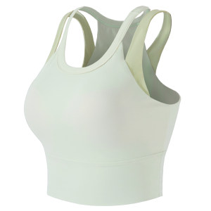 Contrast color sports vest women breathable quick dry shockproof gathering yoga underwear running Pilates fitness bra new 
Contrast color sports vest women breathable quick dry shockproof gathering yoga underwear running Pilates fitness bra new
