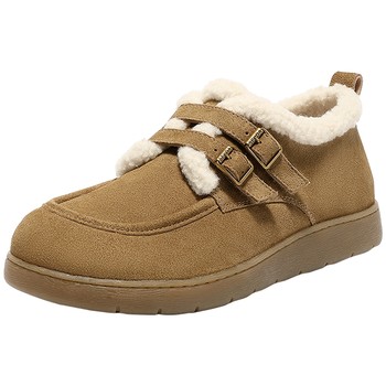 Senda genuine leather fur shoes for women 2025 winter new mall same warm plush flat snow boots 4URE8DM5 Senda genuine leather fur shoes for women 2025 winter new mall same warm plush flat snow boots 4URE8DM5