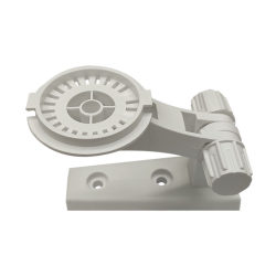 No need to punch holes and stick on the wall for ceiling mounting bracket No need to punch holes and stick on the wall for ceiling mounting bracket