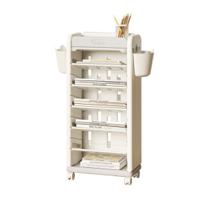 Children's bookshelf Stable floor-standing storage rack movable book storage rack Simple study storage tool storage rack Children's bookshelf Stable floor-standing storage rack movable book storage rack Simple study storage tool storage rack