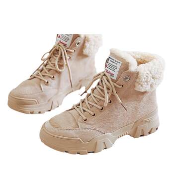 Jianya Shini warm cotton shoes leather snow boots female
 Jianya Shini warm cotton shoes leather snow boots female
