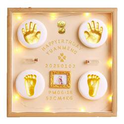Baby hand and foot seal souvenir photo frame Baby hand and foot seal souvenir photo frame