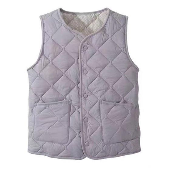2025 autumn and winter new down cotton vest for women, thin vest base, loose and versatile inner warm horse clip 2025 autumn and winter new down cotton vest for women, thin vest base, loose and versatile inner warm horse clip