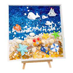 DIY shell painting DIY material making texture painting DIY shell painting DIY material making texture painting
