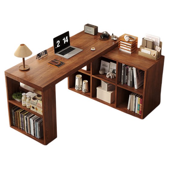 Solid wood corner desk bookcase integrated desk bedroom home student dressing table L-shaped corner computer desk office 
Solid wood corner desk bookcase integrated desk bedroom home student dressing table L-shaped corner computer desk office