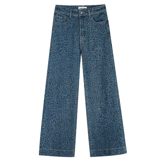 Luoluo Introduction: Women's jeans, new styles of jeans, printed loose wide-leg pants, this year, this year
Luoluo Introduction: Women's jeans, new styles of jeans, printed loose wide-leg pants, this year, this year