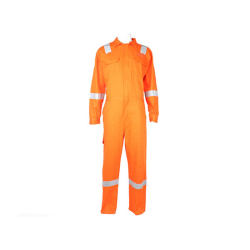 One-piece work clothes polyester cotton safety clothing with reflective strips One-piece work clothes polyester cotton safety clothing with reflective strips
