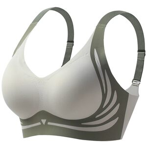 Back button-free markless underwear for women without steel rings comfortable lift bra for women fixed cup bra for summer thin 
Back button-free markless underwear for women without steel rings comfortable lift bra for women fixed cup bra for summer thin