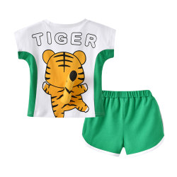 Baby boy's short-sleeved thin pure cotton summer dress fashionable Baby boy's short-sleeved thin pure cotton summer dress fashionable