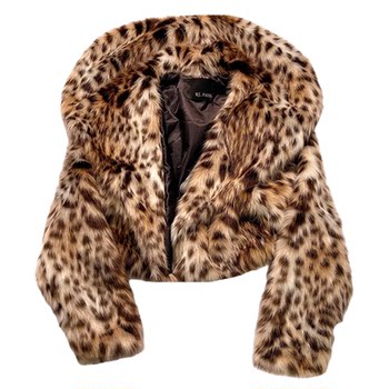 Cool cool cool! Retro brown leopard print fur jacket for women 
Cool cool cool! Retro brown leopard print fur jacket for women