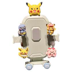 Pikachu electric vehicle mobile phone holder shock-proof navigation rack battery motorcycle bicycle mobile phone holder 2025 new model Pikachu electric vehicle mobile phone holder shock-proof navigation rack battery motorcycle bicycle mobile phone holder 2025 new model