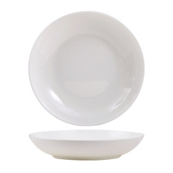 Deep plate bone powder bone china round shape about 19.1cm high temperature resistant Deep plate bone powder bone china round shape about 19.1cm high temperature resistant