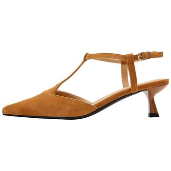 MC women's shoes pointed toe empty slim heel sandals
 MC women's shoes pointed toe empty slim heel sandals