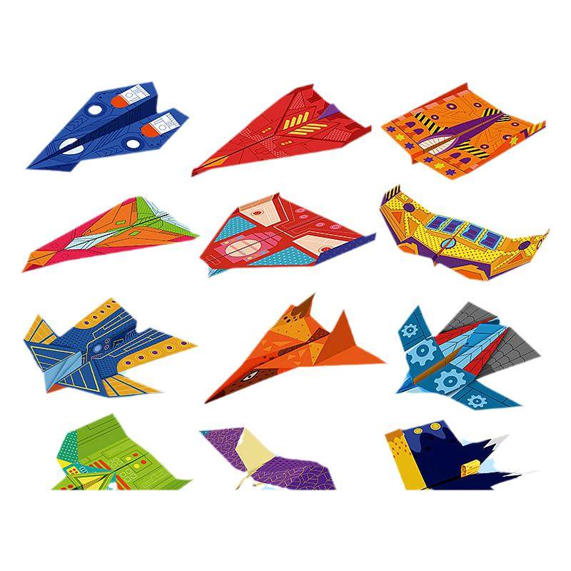 Libro de Aviones de Papel Origami Set de Manualidades y Juguetes
