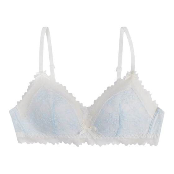 Xinbangbang Bra sweet lace embossed triangle cup underwear for women's small breasts gathered comfort and anti-sagging breathable bra 
Xinbangbang Bra sweet lace embossed triangle cup underwear for women's small breasts gathered comfort and anti-sagging breathable bra