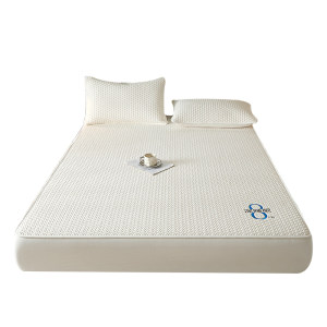 Class A pure cotton antibacterial quilted bed sheet cover 100 cotton cotton bed cover thickened anti-slip all-inclusive mattress protective cover cover Class A pure cotton antibacterial quilted bed sheet cover 100 cotton cotton bed cover thickened anti-slip all-inclusive mattress protective cover cover