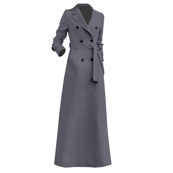 Long gray windbreaker jacket for women's autumn new British style waist-closing and slimming temperament high-end style medium-length coat
Long gray windbreaker jacket for women's autumn new British style waist-closing and slimming temperament high-end style medium-length coat
