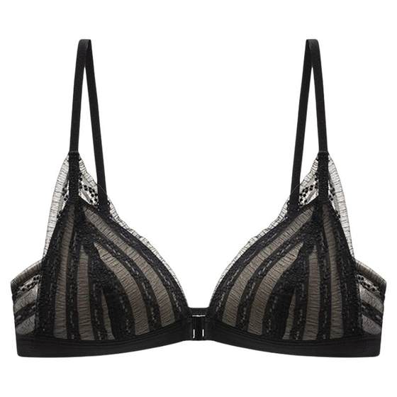 Catman French triangle cup underwear for women with big breasts and small breasts gathered sexy U-shaped front buckle beautiful back cross bra 
Catman French triangle cup underwear for women with big breasts and small breasts gathered sexy U-shaped front buckle beautiful back cross bra