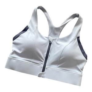 Sports underwear women's shockproof gathering high-intensity running fitness bra yoga suit vest integrated front zipper autumn 
Sports underwear women's shockproof gathering high-intensity running fitness bra yoga suit vest integrated front zipper autumn