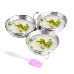 Stainless steel love round boiled breakfast poached eggs Stainless steel love round boiled breakfast poached eggs