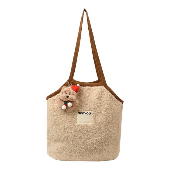 Autumn and winter bags for women 2025 new fashion lazy style women's bag plush velvet shoulder bag class commuting tote bag 
Autumn and winter bags for women 2025 new fashion lazy style women's bag plush velvet shoulder bag class commuting tote bag