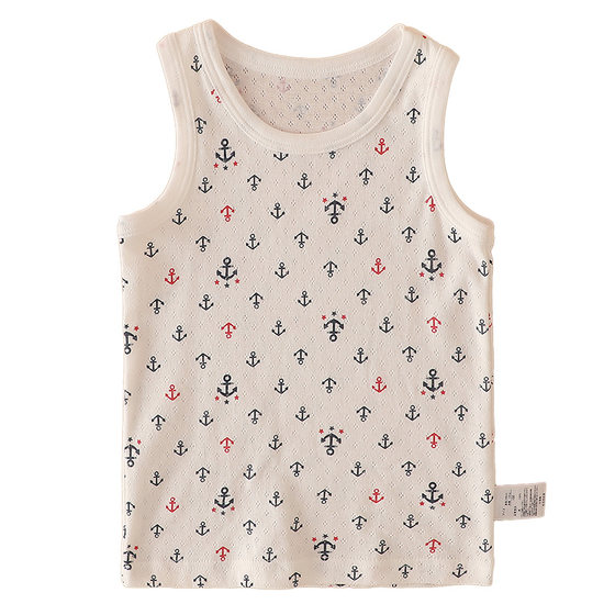 Summer children's pure cotton vest boys thin bottom shirt baby sleeveless T -shirt little boy suck sweat and breathable column
Summer children's pure cotton vest boys thin bottom shirt baby sleeveless T -shirt little boy suck sweat and breathable column