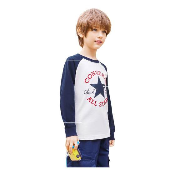 Converse Children's Clothing Boys Long Sleeve T-shirt 2025 New Spring and Autumn Girls' Spring Clothing Tops Medium Large Children's Base Shirt
Converse Children's Clothing Boys Long Sleeve T-shirt 2025 New Spring and Autumn Girls' Spring Clothing Tops Medium Large Children's Base Shirt