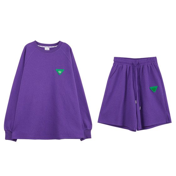 Waffle sweatshirt women's 2025 spring and summer loose sports two-piece short sleeve casual five-point shorts fashion suit
Waffle sweatshirt women's 2025 spring and summer loose sports two-piece short sleeve casual five-point shorts fashion suit