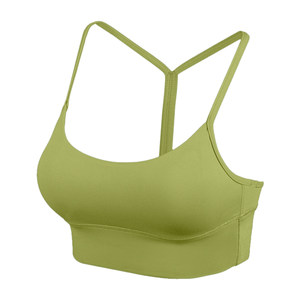 Sexy Y-shaped beautiful back sports lingerie for women with thin shoulder straps gathered shock-proof fitness quick-drying yoga bra suspender vest Sexy Y-shaped beautiful back sports lingerie for women with thin shoulder straps gathered shock-proof fitness quick-drying yoga bra suspender vest