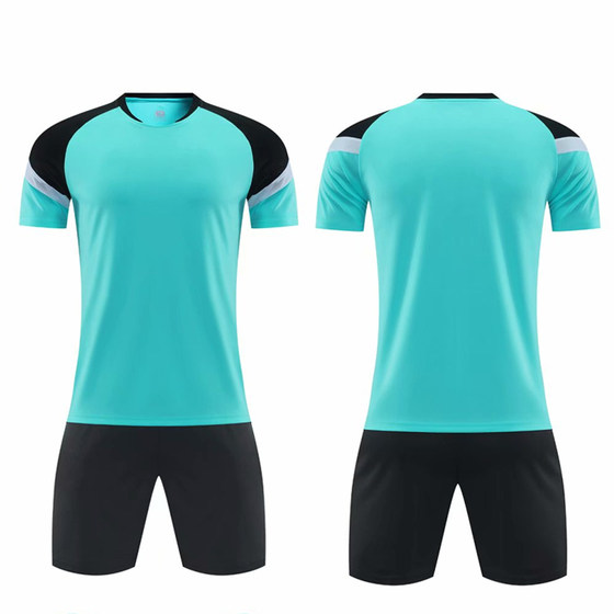 Football uniform set customized for children, men and women breathable quick-drying short-sleeved football jerseys for primary and secondary school students training competition team uniforms Football uniform set customized for children, men and women breathable quick-drying short-sleeved football jerseys for primary and secondary school students training competition team uniforms