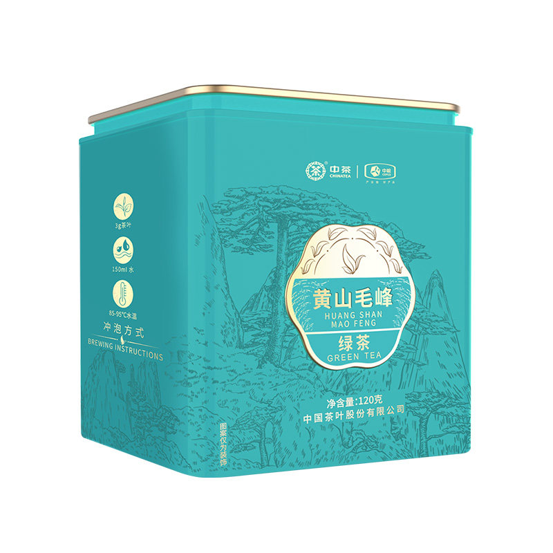 黄山毛峰緑茶 - 120g缶 - 春茶 - 中国茶