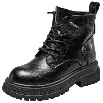 Yierkang Outdoor Mountaineering Martin Boots Women's 2025 Autumn and Winter British Style Fleece Boots Enhancement Small Boots Yierkang Outdoor Mountaineering Martin Boots Women's 2025 Autumn and Winter British Style Fleece Boots Enhancement Small Boots