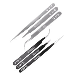 Repair man stainless steel tweezers tool repair Repair man stainless steel tweezers tool repair