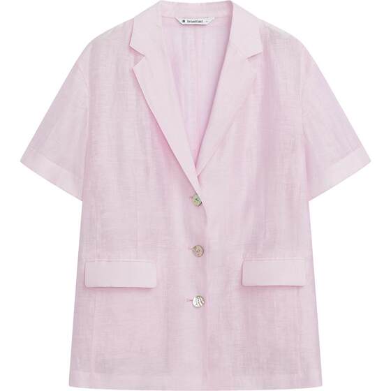 Summer thin style of women's shopping malls, soft linen light suit collar short jacket BDR2XD1355
Summer thin style of women's shopping malls, soft linen light suit collar short jacket BDR2XD1355