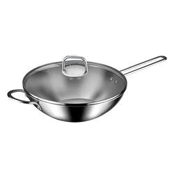 Zwilling stainless steel uncoated wok has a 10-year warranty Zwilling stainless steel uncoated wok has a 10-year warranty