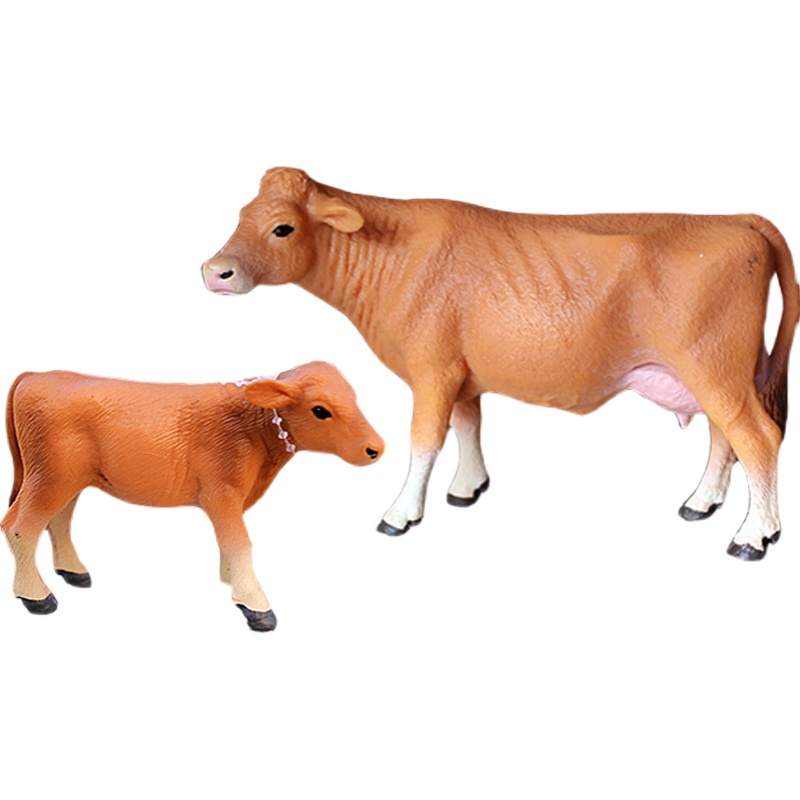 プラスチック製動物フィギュア - 農場動物セット - Zhong jieming