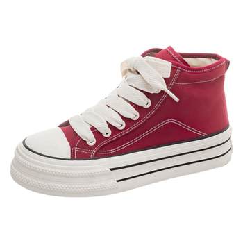 Renben high top round toe casual sports canvas shoes Renben high top round toe casual sports canvas shoes