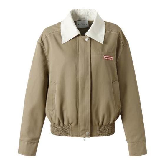 Whyberry 22aw 'fashionable and good wearing' original design khaki -color shoulder -style jacket outer sleeve Whyberry 22aw 'fashionable and good wearing' original design khaki -color shoulder -style jacket outer sleeve