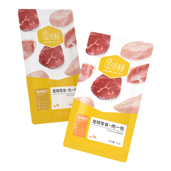 Dad Wang, a bag of dog snack wet food bags, teddy golden hair puppies pet canned bibimbap main food partner
 Dad Wang, a bag of dog snack wet food bags, teddy golden hair puppies pet canned bibimbap main food partner