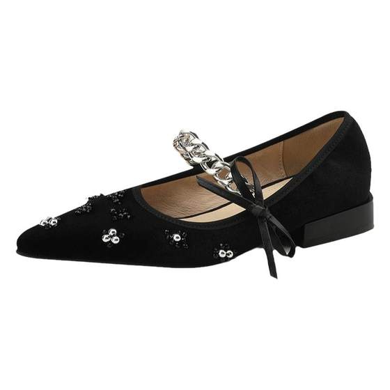 Xianmeidi flat pointed toe single shoes for women Brock Mary Jane women's shoes 2023 spring new low heel shoes for women
Xianmeidi flat pointed toe single shoes for women Brock Mary Jane women's shoes 2023 spring new low heel shoes for women